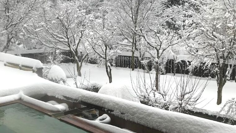 雪見風呂　露天風呂