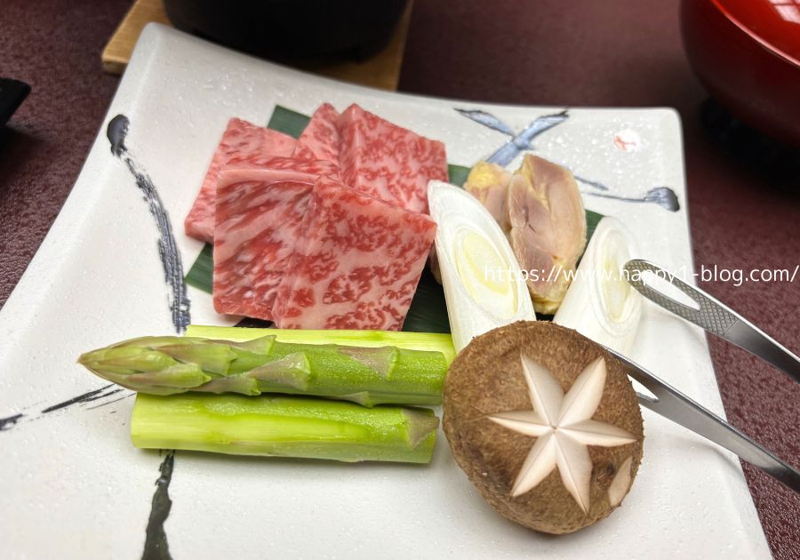 夕食、福島牛、せいふうてい